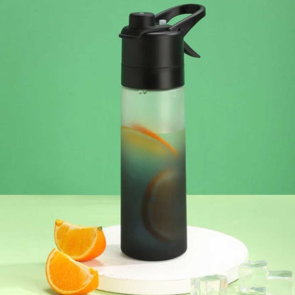 700ml Sport Matte Spray Water Bottle, Cooling Mist Kettle Cup