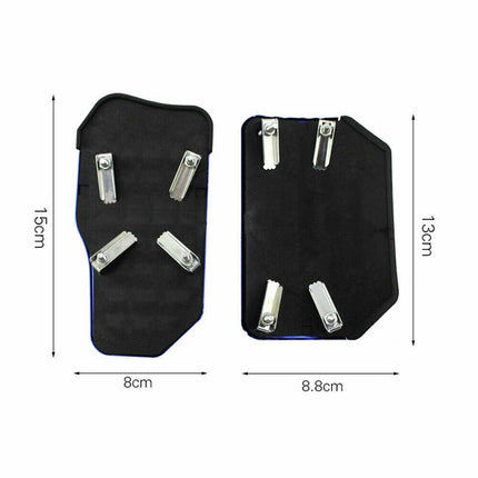 Automatic Car Pedal Covers 2PCS Blue Non Slip Gas Brake Accelerator Pad