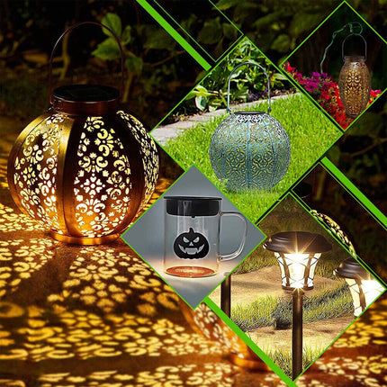 Solar Lights Replacement Top with LED Bulbs, 1-4pcs for Lantern Lid