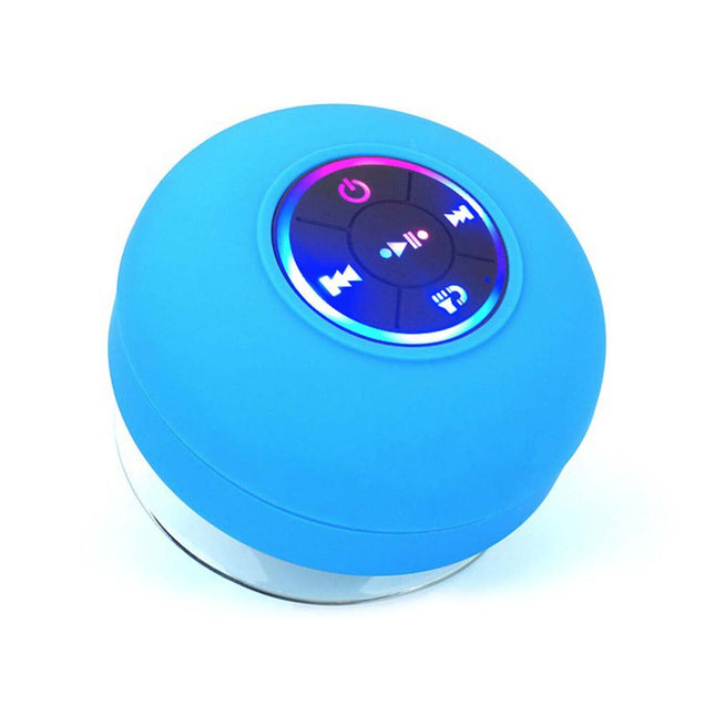 Portable Waterproof LED Bluetooth Speaker Wireless Shower Bathroom Subwoofer