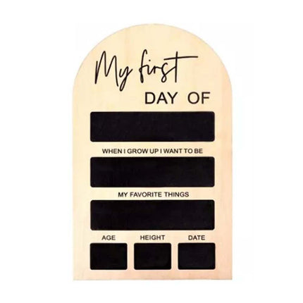 First Day Of School Photo Board Back To School Sign Chalkboard