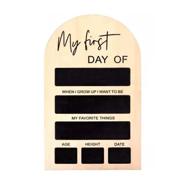 First Day Of School Photo Board Back To School Sign Chalkboard