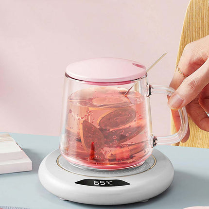 Smart USB Electric Coffee Mug Warmer Heating Coaster Mat Pad Tea Milk