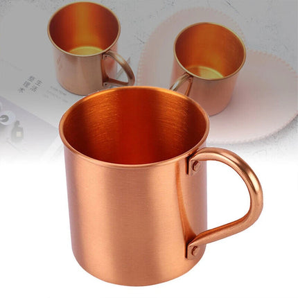 450ML Pure Copper Moscow Mule Mug for Camping, Coffee, Beer, Cocktail