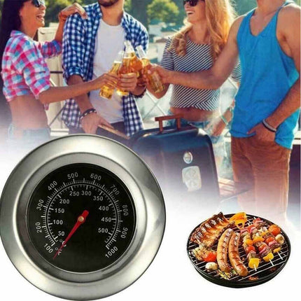 50-500℃ BBQ Thermometer Grill Smoker Gauge Oven Pit Temperature