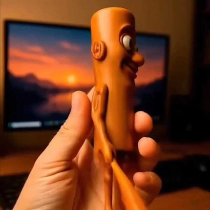Tung Tung Sahur Italian Brainrot Wooden Stick Monkey Creative Desktop Toy