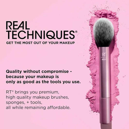 9 Piece Real Techniques Makeup Brush Set Naturale RT4266 Foundation Powder