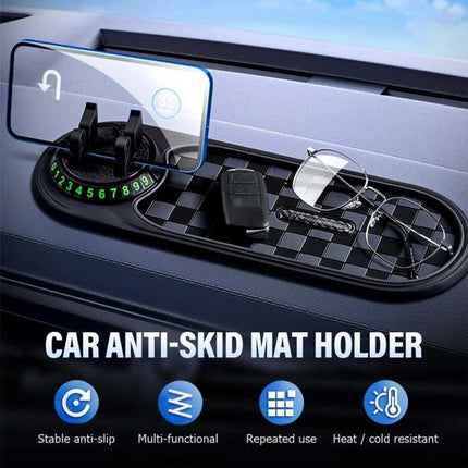 Car Anti-Slip Mat Dashboard Pad with Rotatable Phone GPS Bracket Mount