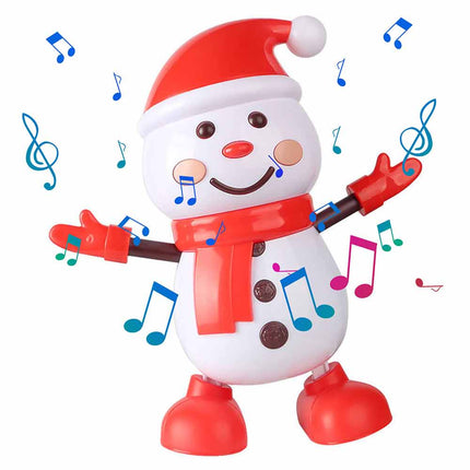 Musical Electric Snowman Dance Toy Xmas Decoration Gift for Children
