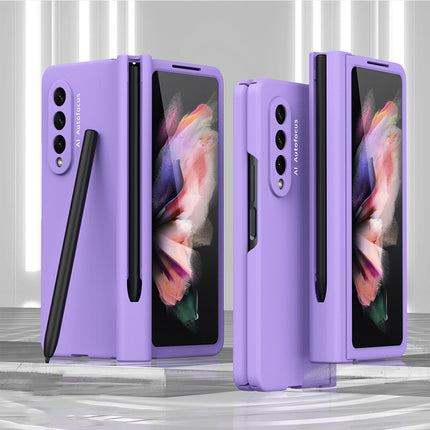 Full Cover Shockproof Hybrid Case w/ Pen Holder for Z Fold 4/3