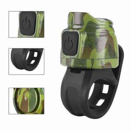 Electric Horn & Bell for Road Bike, USB Charging Warning Ring