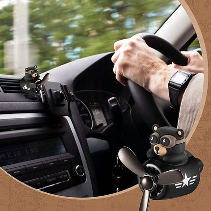 Cute Bear Car Air Freshener Vent Clip Scented Aroma Diffuser