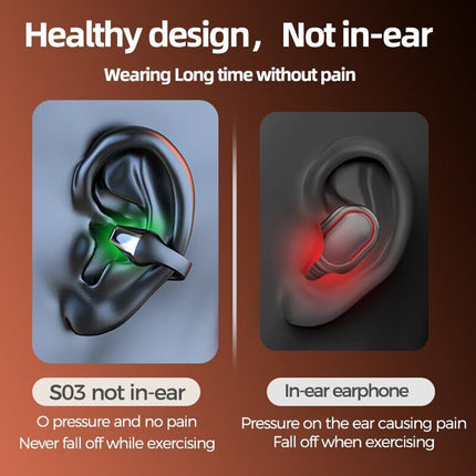 New Bone Conduction Bluetooth Sports Headset Wireless Earphone
