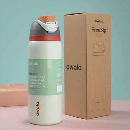 1X Random Owala FreeSip Water Bottle Stainless Steel Insulated Portable Sports