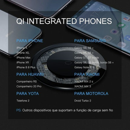 Fast Wireless Charger Pad 30W for iPhone 14 13 12 Pro Samsung S23 Plus