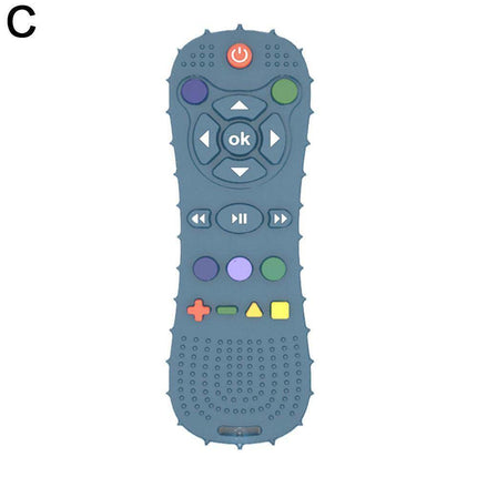 TV Remote Shape Baby Teether Silicone Chew Toy Soothe Teething Toy