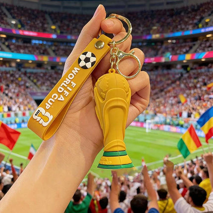 4 Pack 2026 World Cup Mascot Pendant Football Keychain Keyrings