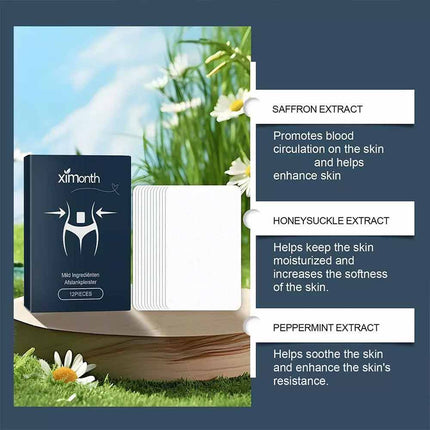 12pcs Slimming Patch Slim Belly Burn Abdomen Weight Loss Fat Burning Pads