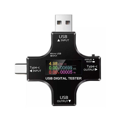 USB-C Digital Voltage Current Meter Tester for PD Power