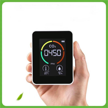 Portable 3in1 Carbon Dioxide Detector, LCD Digital Temp Humidity Meter