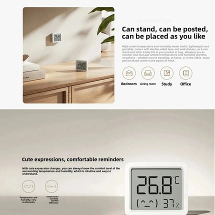 Smart Bluetooth Temperature & Humidity Monitor with Clock Sensor