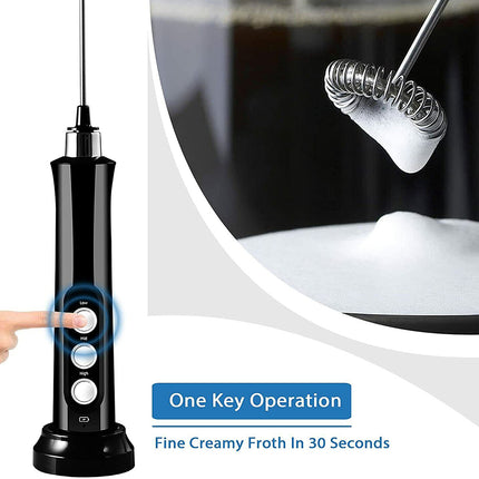 Electric Frother and Egg Beater, Mixer for Coffee & Milk Drinks
