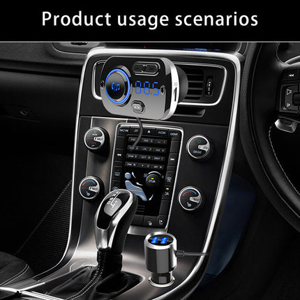 Handsfree Bluetooth 5.0 FM Car Radio MP3 Player USB Charger Adapter