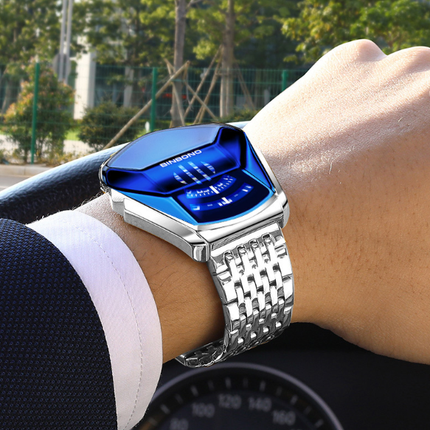 Men's Designer Style Watch Funky Trendy Fashion Wristwatch Strap Adjuster