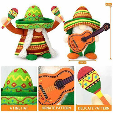 Mexican Taco Tuesday Plush Decor Home Party Kitchen Layering Xmas Gift