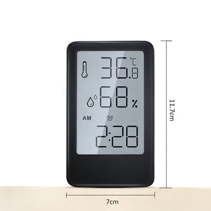 Multi-Function Digital Alarm Clock with Indoor Thermometer Hygrometer