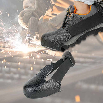 Steel Toe Safety Overshoes, Non-Slip Sole, Industrial Protection, 1 Pair