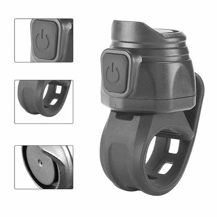 Electric Horn & Bell for Road Bike, USB Charging Warning Ring