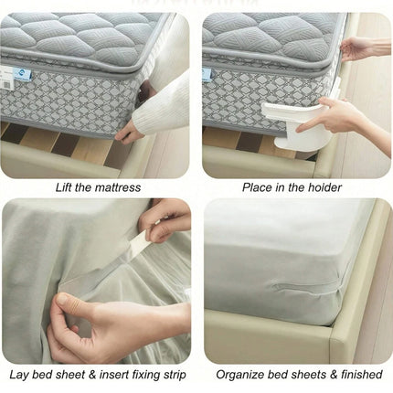 4PCS Mattress Sheet Holder Grippers Bed Fastener Tight Easy Install