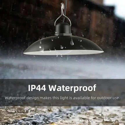 Solar Powered Hanging Pendant Light Outdoor Garden Yard Tent with Remote Control