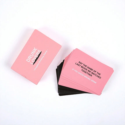Drunk Lovers Couples Drinking Game Card Deck Gift for Date Night