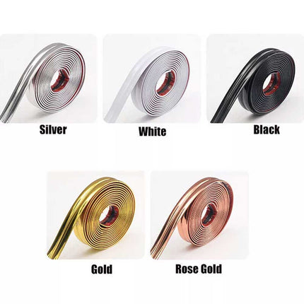 Self Adhesive Wall Edging Strip, Flexible Corner Trim for Living Room Kitchen