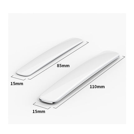 4Pcs Black Car Door Edge Guard Anti-Scratch Trim Protector Sticker