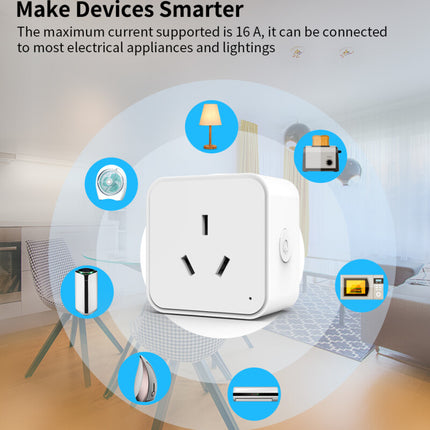 Tuya WiFi/Zigbee 16A Smart AU Socket, Voice Control for Alexa & Google Home