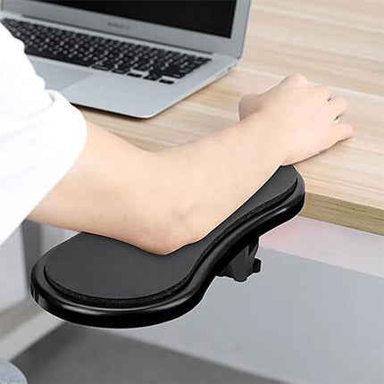 180° Rotating Mouse Wrist Pad, Leather Small Anti-Fatigue Arm Rest Support