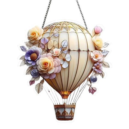 2D Acrylic Flat 2MM Hot Air Balloon Hanging Garden Lantern Deck Decor
