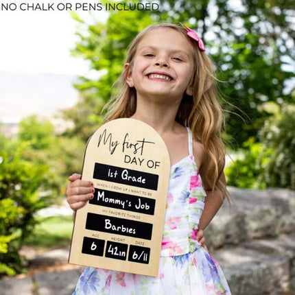 First Day Of School Photo Board Back To School Sign Chalkboard
