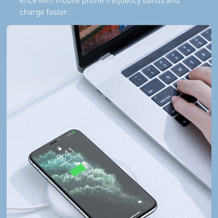 Baseus 15W Qi Wireless Charger Fast Charging for iPhone 14 13 Samsung Huawei