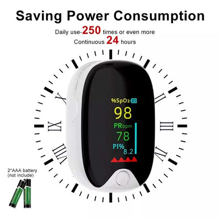Professional Finger Pulse Oximeter for Blood Oxygen & Heart Rate