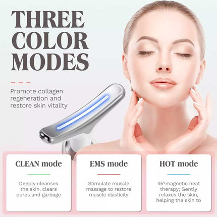 LED Neck Face Lifting Massager Skin Tighten Anti-Wrinkle Double Chin