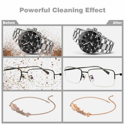 Rechargeable Ultrasonic Cleaner Machine for Watch & Jewellery Cleaning