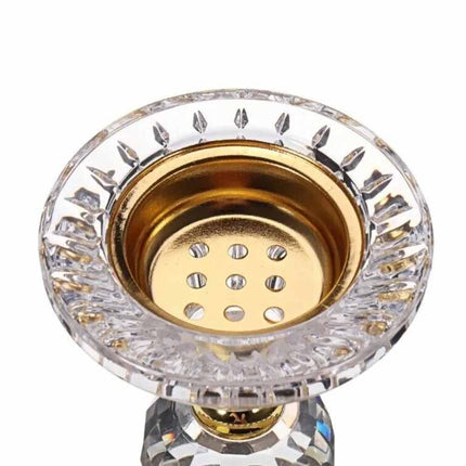 Glass Arabian Incense Burner Mabkhara Oud Traditional Decor Gift