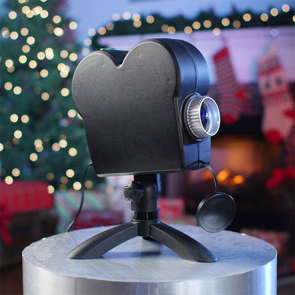 12-Movie Holographic Projector for Christmas Halloween, Window & Stage Lamp