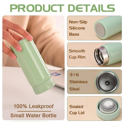 Mini 200ml Vacuum Coffee Thermos Flask, Stainless Steel Water Bottle