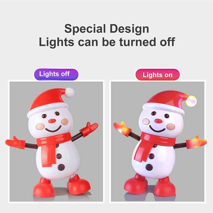 Musical Electric Snowman Dance Toy Xmas Decoration Gift for Children