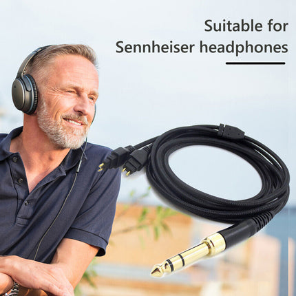 Replacement 2M Headphone Audio Cable for Sennheiser HD580 HD600 HD650